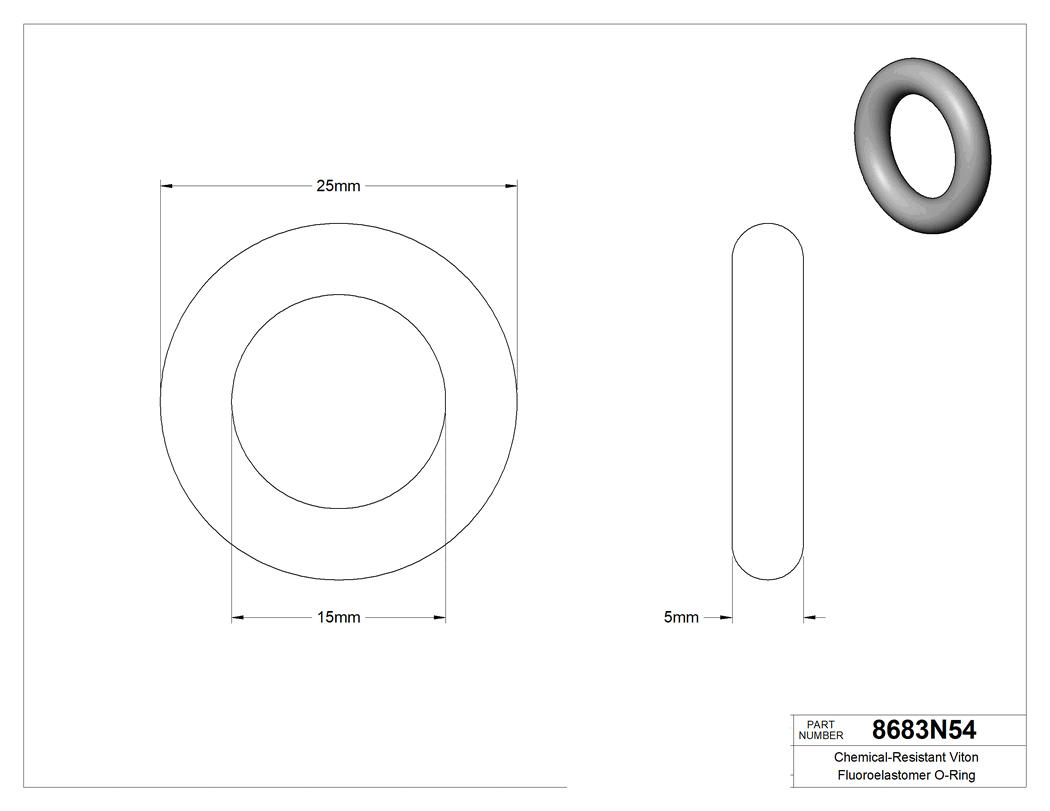 Technical drawing - 8683N54